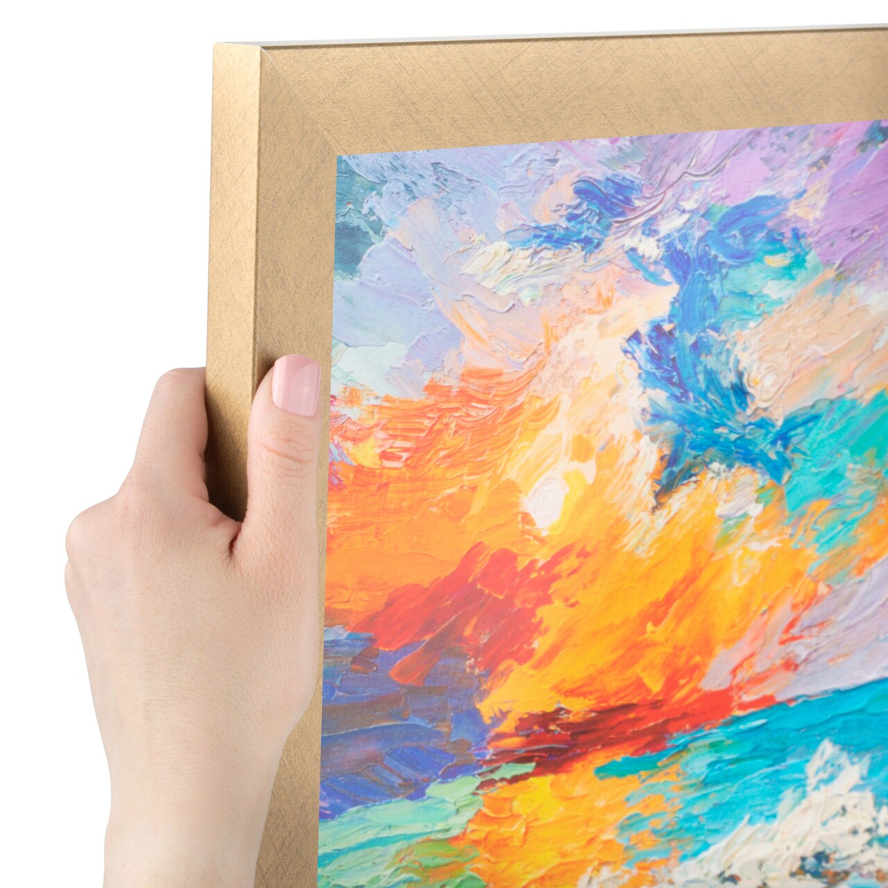 ArtToFrames 17x23 Inch Picture Frame, This 1.25 Inch Custom MDF Poster Frame is Available in Multiple Colors, Great for Your Art or Photos - Comes with 060 Plexi Glass and Corrugated (A46MT)